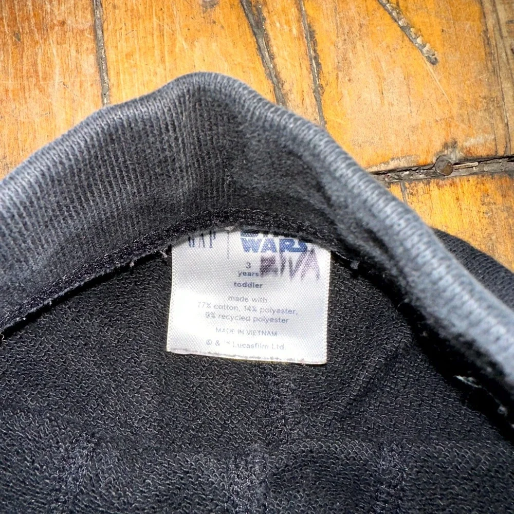 Gap X Star Wars Joggers Pants‎ Toddlers 3 Years Black Tapered Leg Drawstring